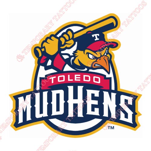 Toledo Mud Hens Customize Temporary Tattoos Stickers NO.8034